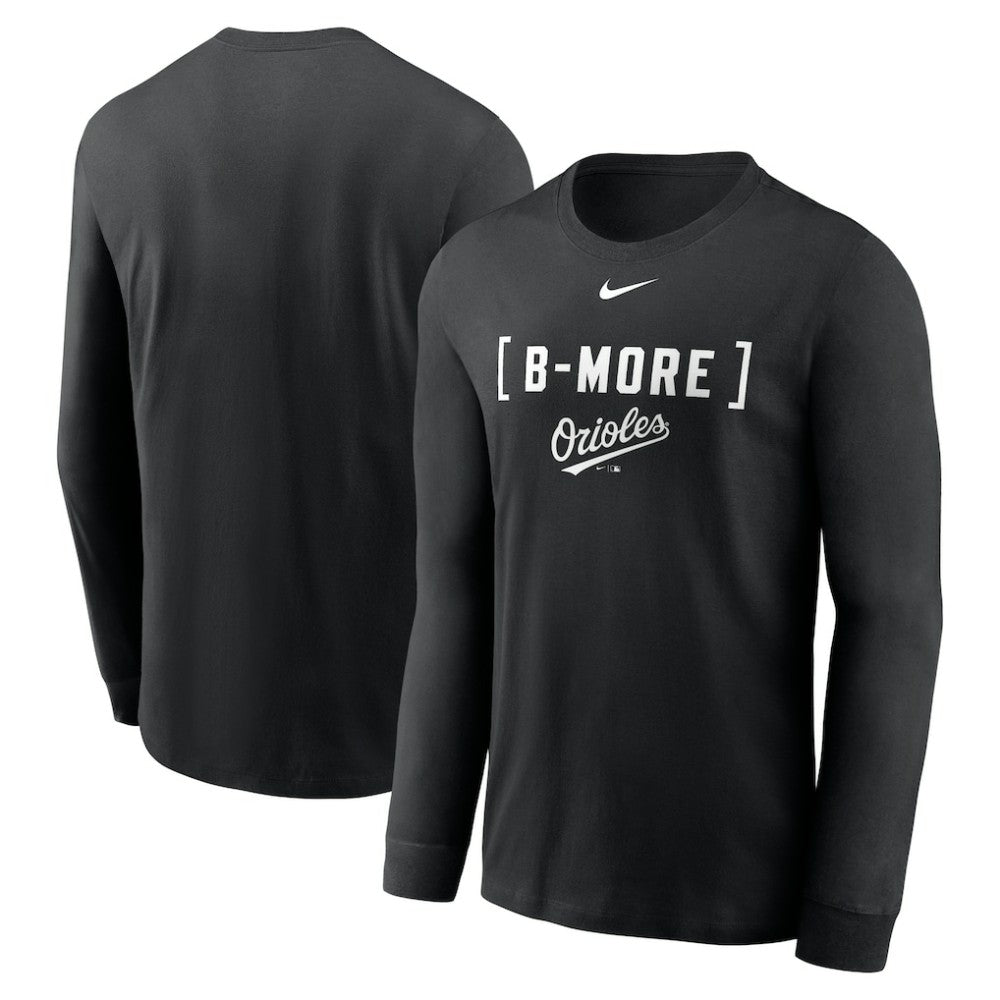 Black Baltimore Orioles Nike Local Nickname Long Sleeve T-Shirt