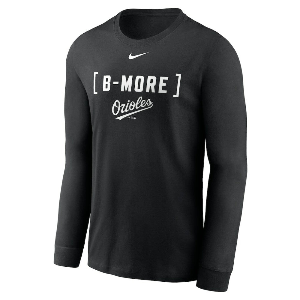 Black Baltimore Orioles Nike Local Nickname Long Sleeve T-Shirt