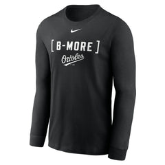 Black Baltimore Orioles Nike Local Nickname Long Sleeve T-Shirt