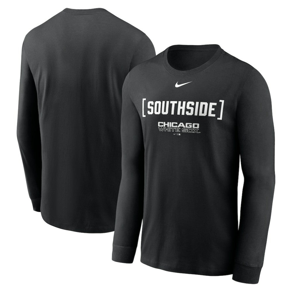 Black Chicago White Sox Nike Local Nickname Long Sleeve T-Shirt