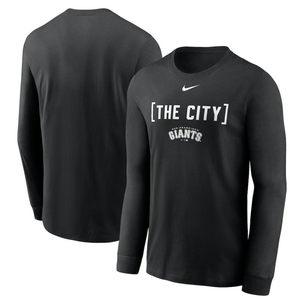 Black San Francisco Giants Nike Local Nickname Long Sleeve T-Shirt