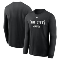 Black San Francisco Giants Nike Local Nickname Long Sleeve T-Shirt