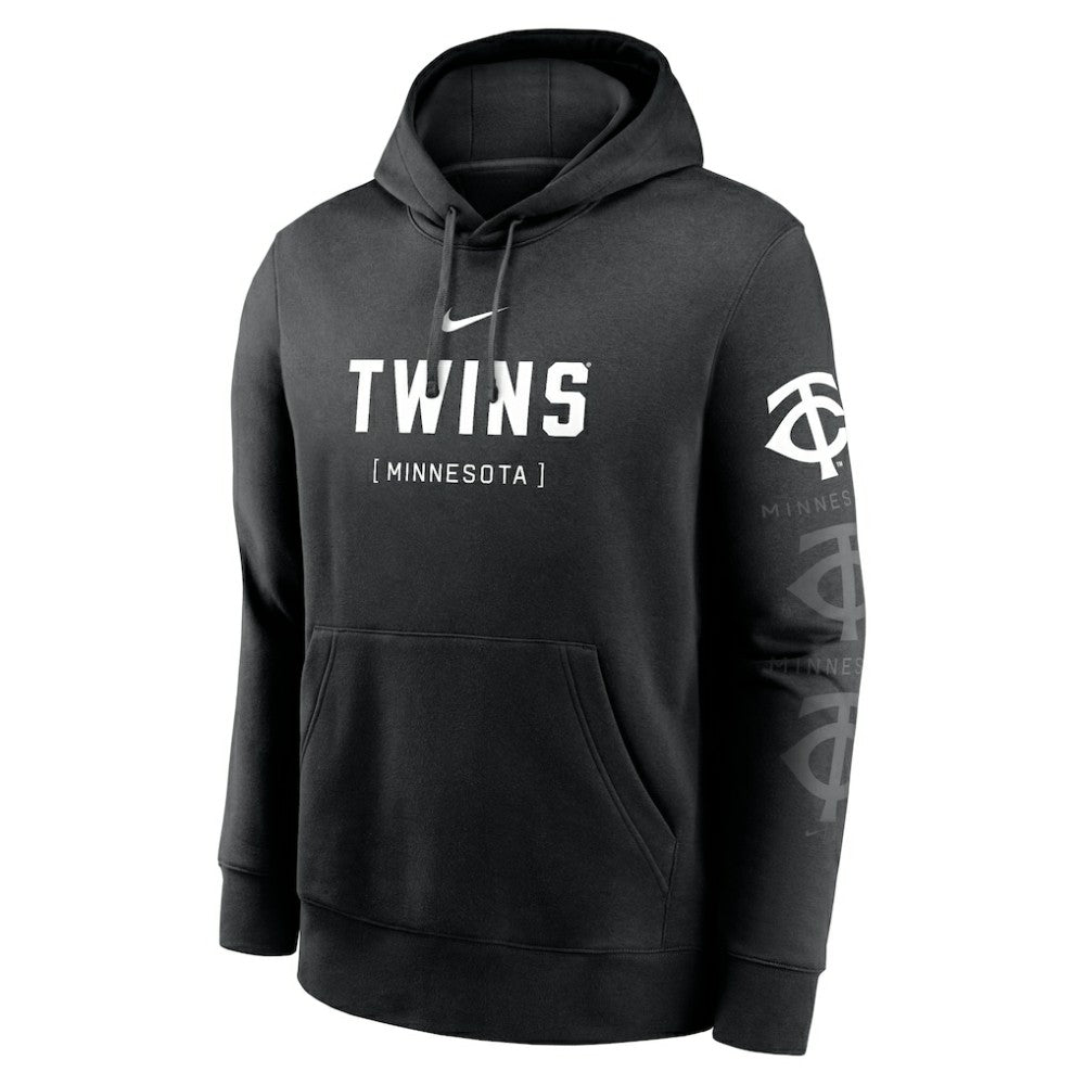Black Minnesota Twins Nike Fashion Club Pullover Hoodie