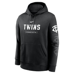 Black Minnesota Twins Nike Fashion Club Pullover Hoodie