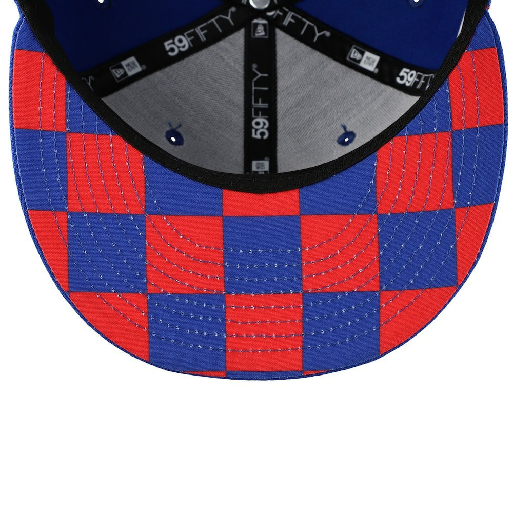 Checkered Undervisor 59FIFTY Fitted Hat - New York Giants Hats