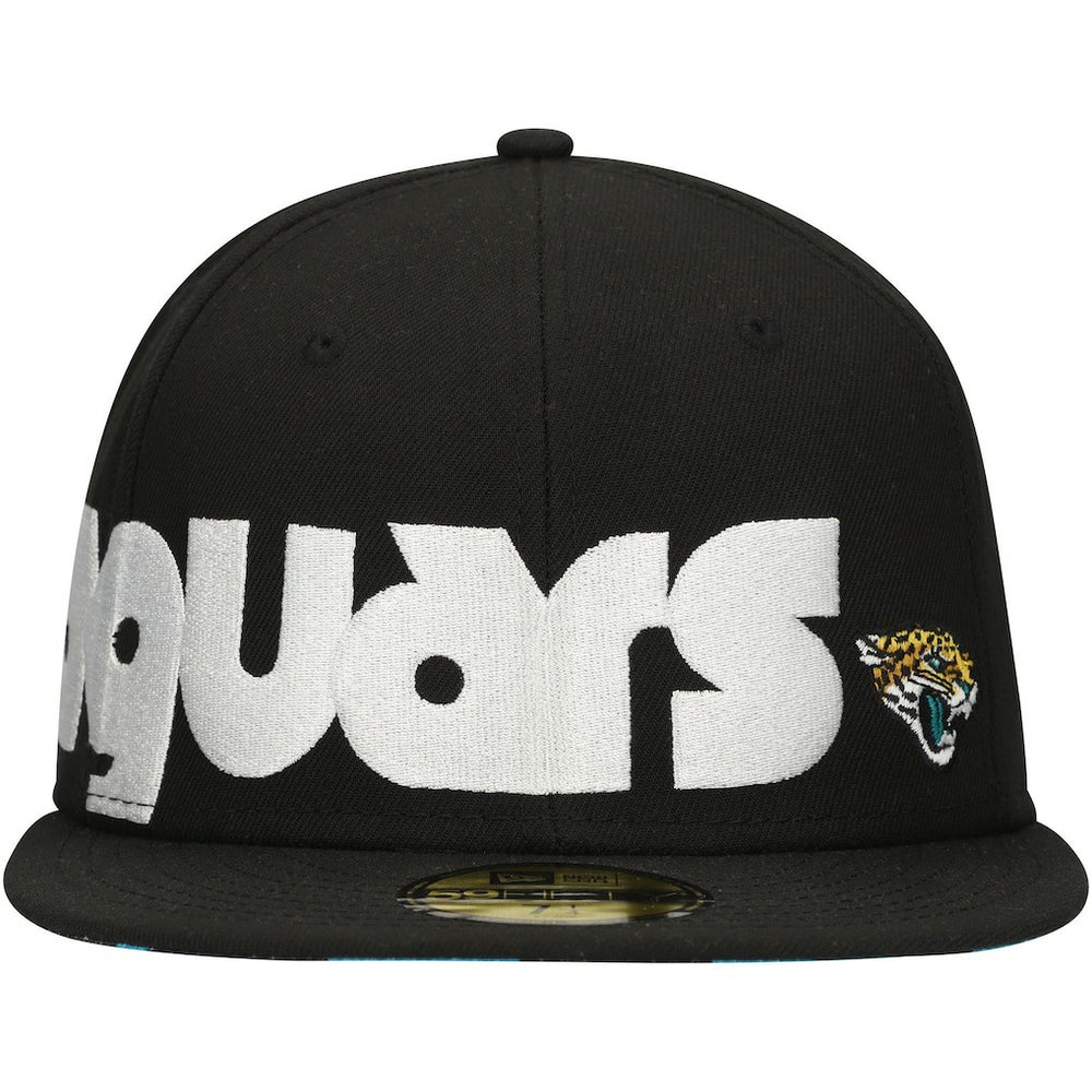 Checkered Undervisor 59FIFTY Fitted Hat - Jacksonville Jaguars Hats