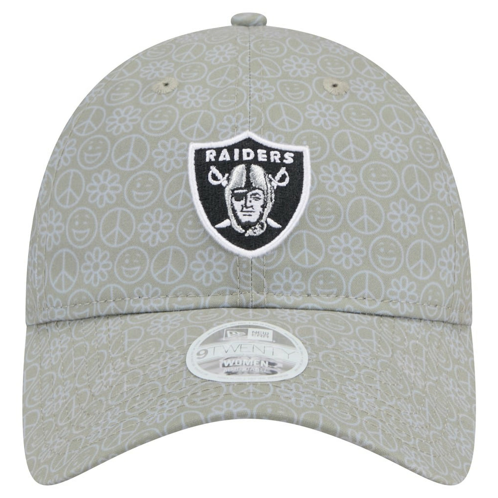 Women's Smiley 9TWENTY Adjustable Hat - Las Vegas Raiders Hats