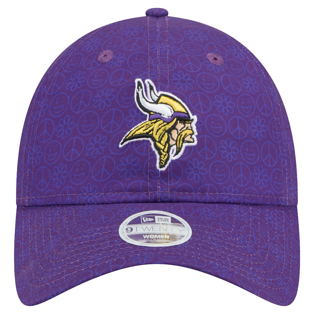 Women's Smiley 9TWENTY Adjustable Hat - Minnesota Vikings Hats
