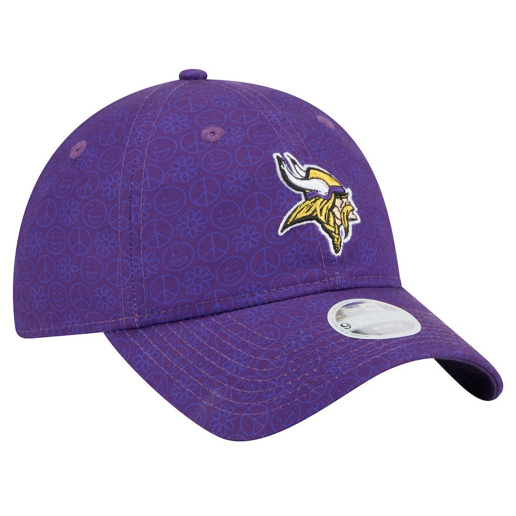 Women's Smiley 9TWENTY Adjustable Hat - Minnesota Vikings Hats