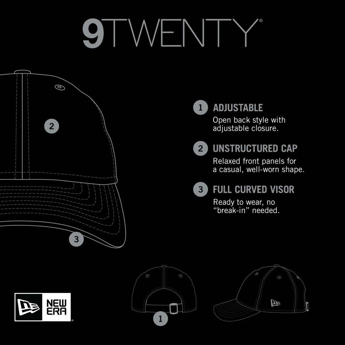 Women's Smiley 9TWENTY Adjustable Hat - New York Jets Hats