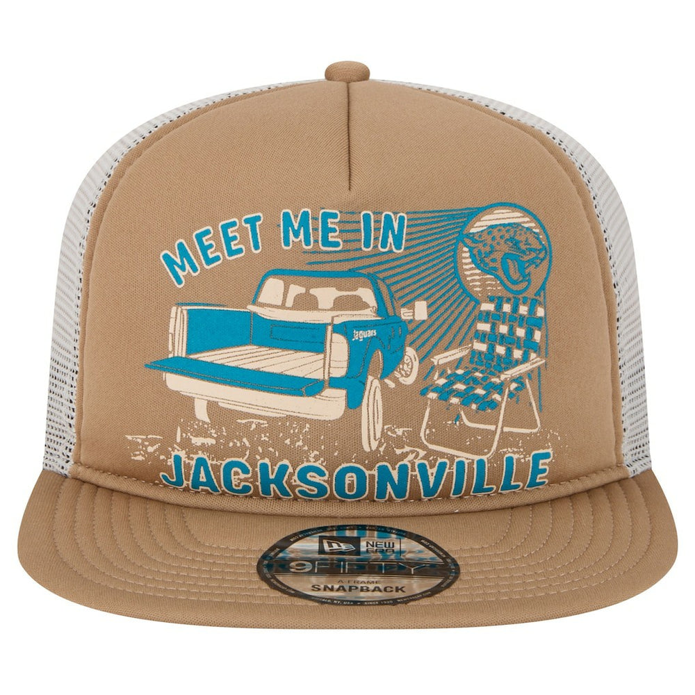 Meet Me 9FIFTY Snapback Hat - Jacksonville Jaguars Hats