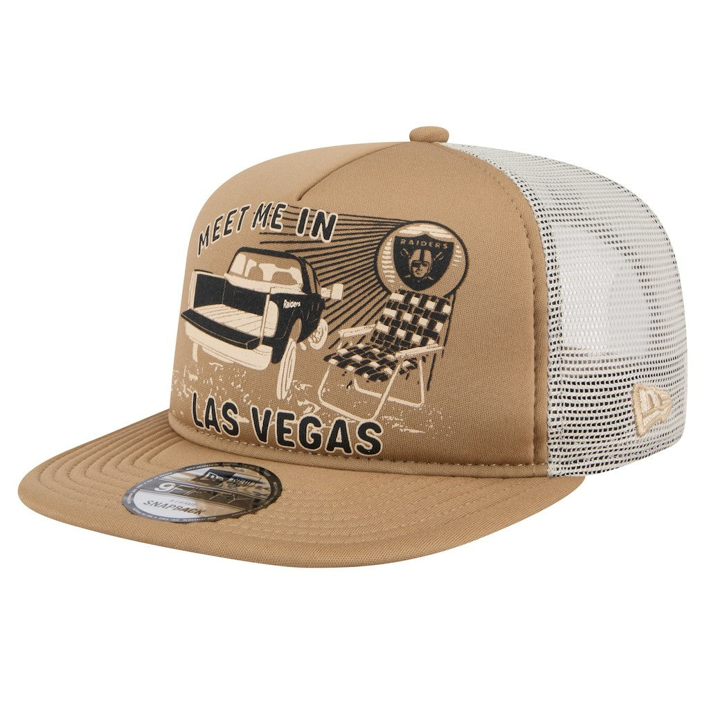 Meet Me 9FIFTY Snapback Hat - Las Vegas Raiders Hats