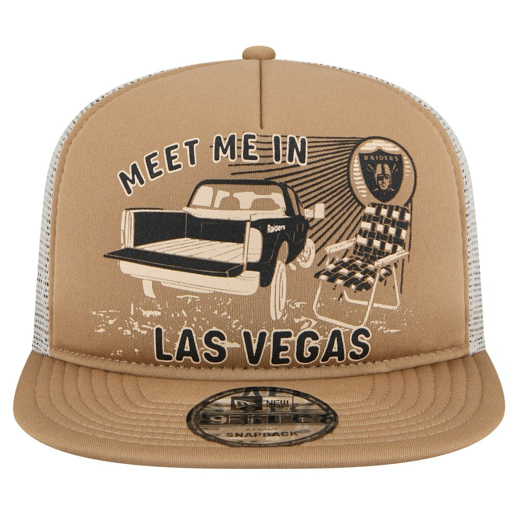 Meet Me 9FIFTY Snapback Hat - Las Vegas Raiders Hats