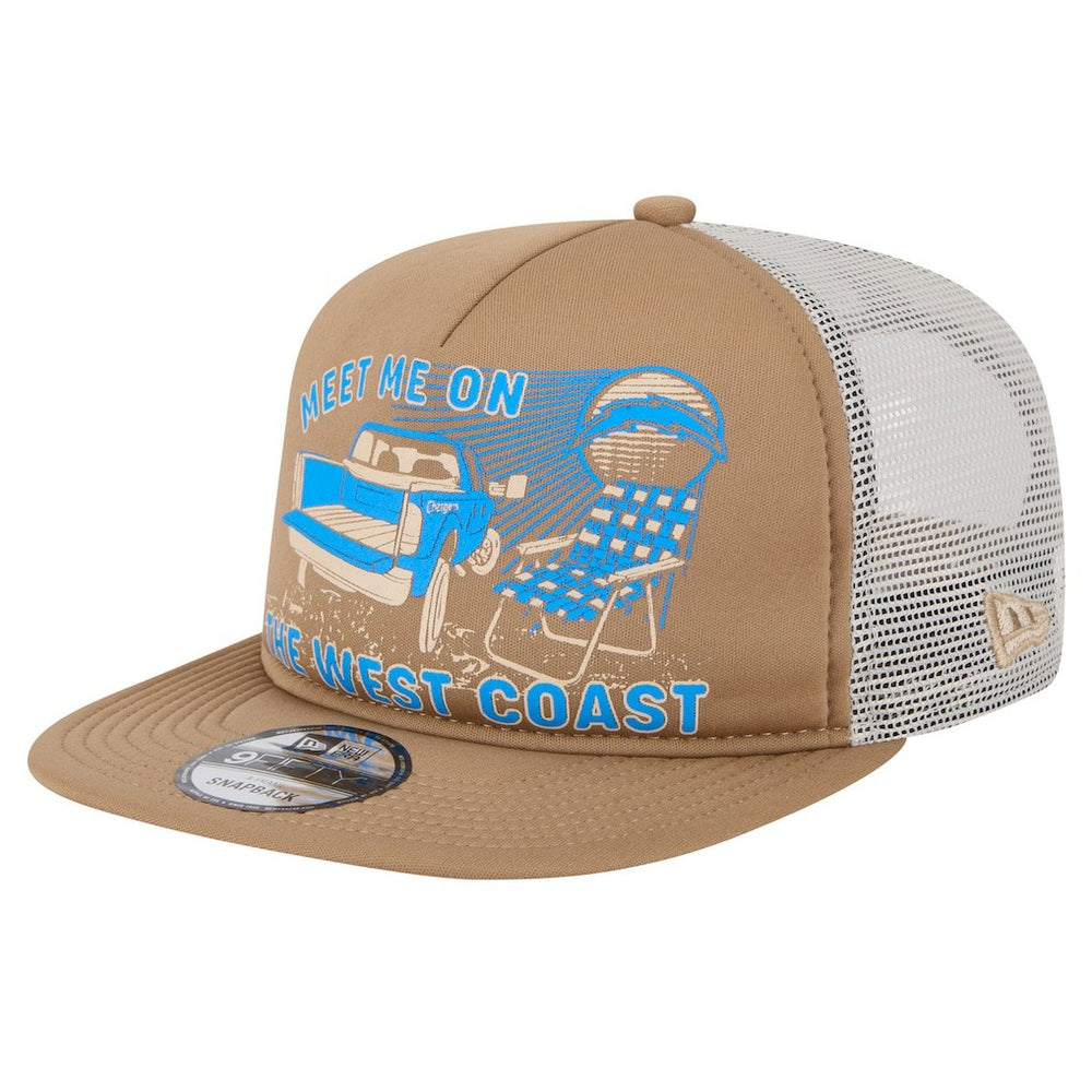 Meet Me 9FIFTY Snapback Hat - Los Angeles Chargers Hats