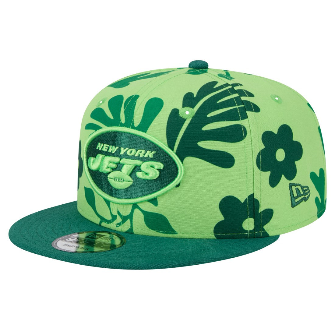 Leafy 9FIFTY Snapback Hat - New York Jets Hats