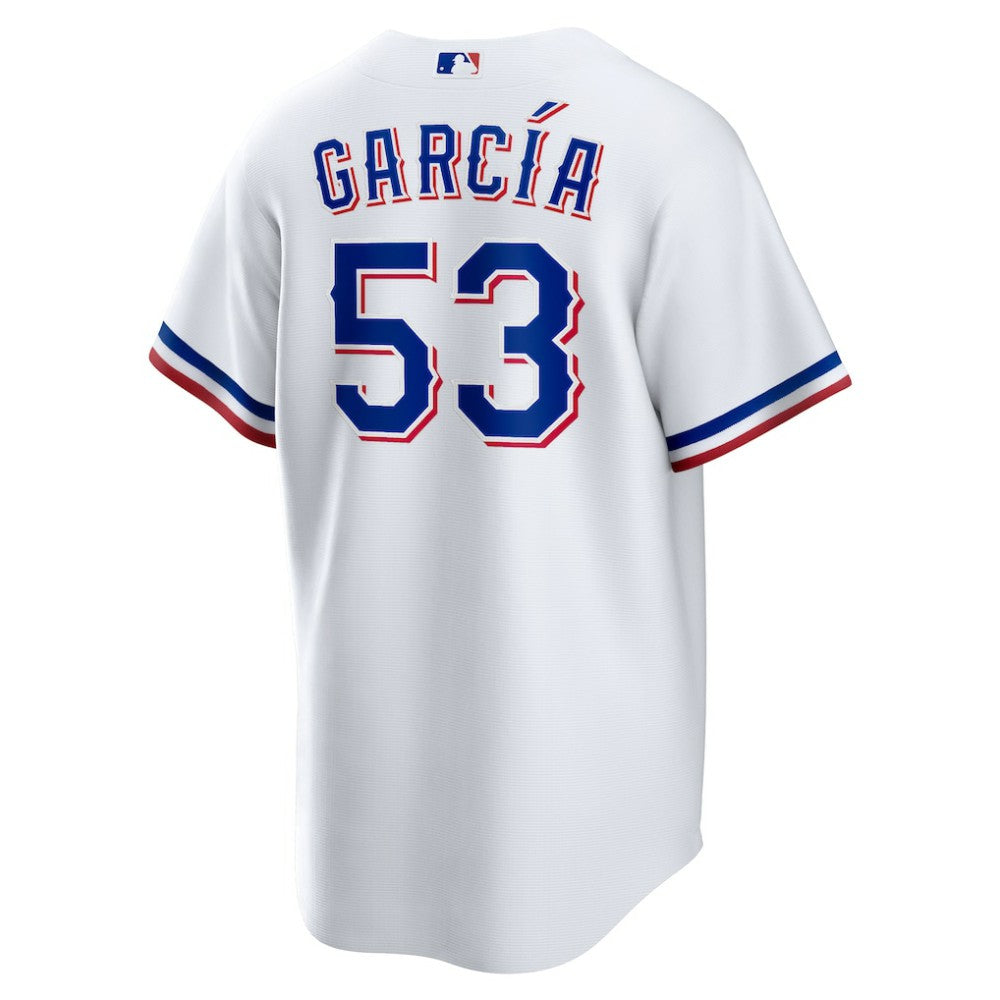 White Adolis Garcia Texas Rangers Nike Home Replica Jersey