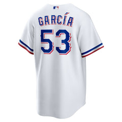White Adolis Garcia Texas Rangers Nike Home Replica Jersey