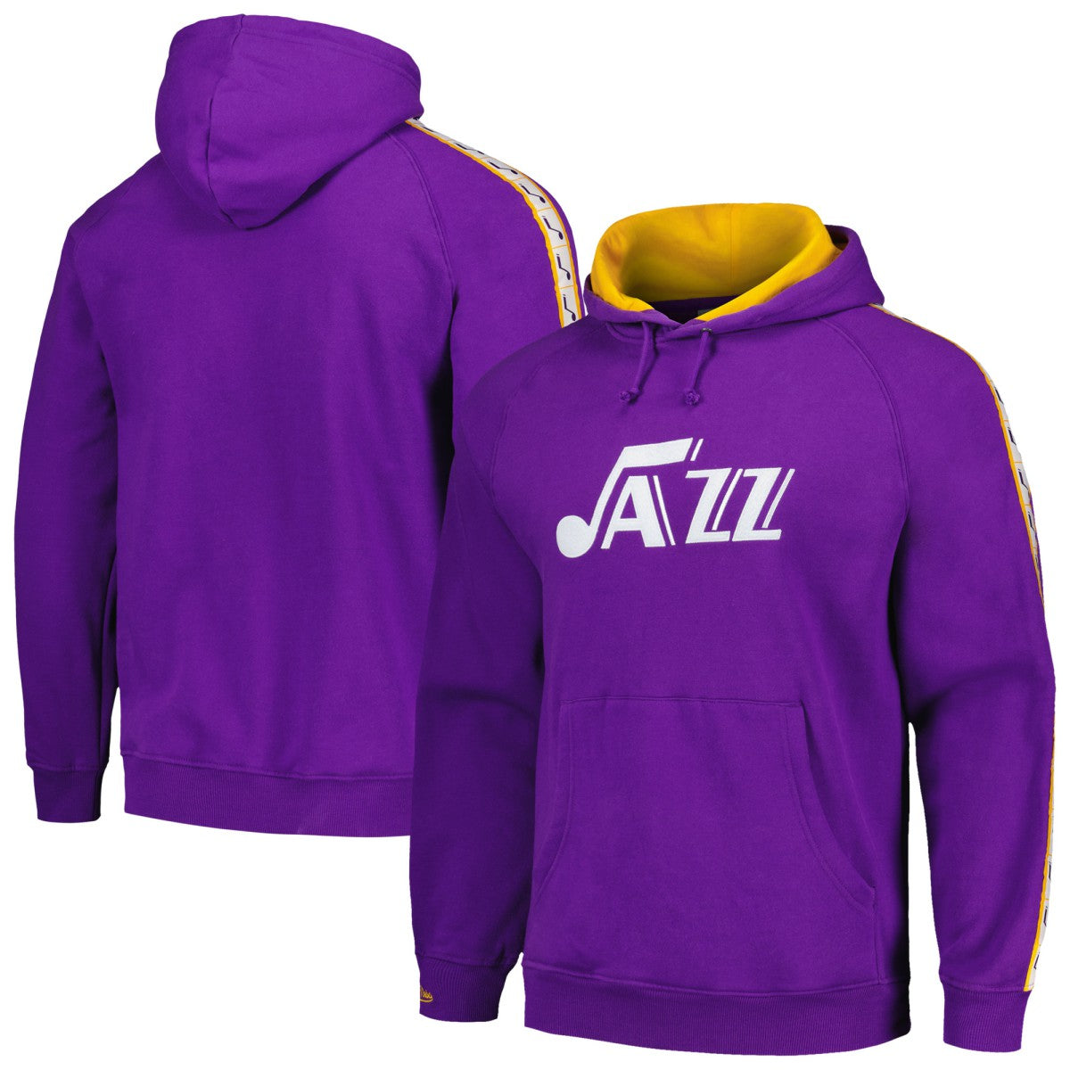 Mitchell & Ness Utah Jazz Hardwood Classics Nights Raglan Pullover Hoodie