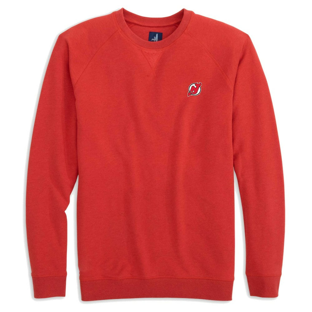 NHL New Jersey Devils johnnie-O Freeman Tri-Blend Raglan Pullover Sweatshirt