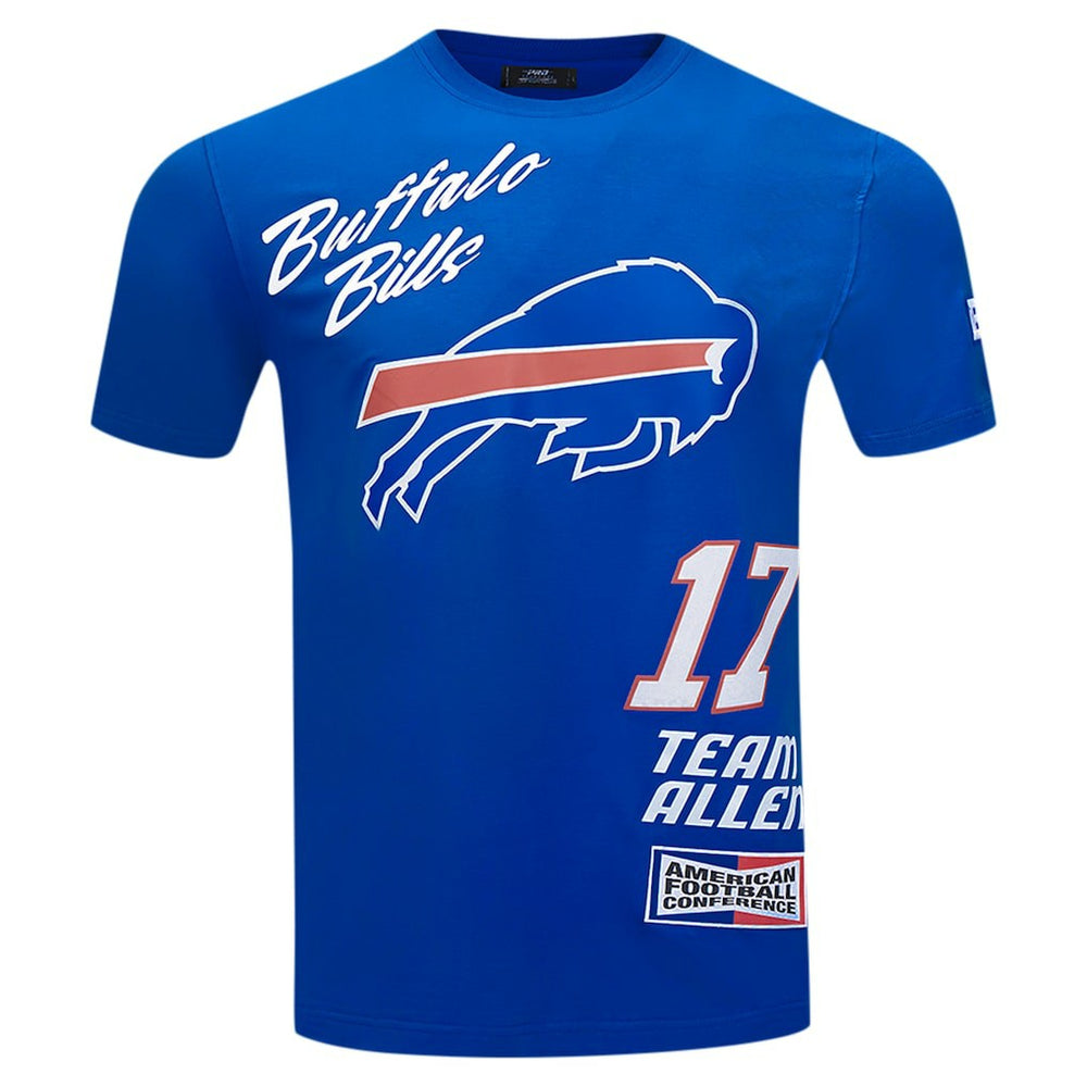 Josh Allen  Pro Standard Fast Lane Name & Number Player T-Shirt - Buffalo Bills T-shirts