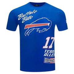 Josh Allen  Pro Standard Fast Lane Name & Number Player T-Shirt - Buffalo Bills T-shirts
