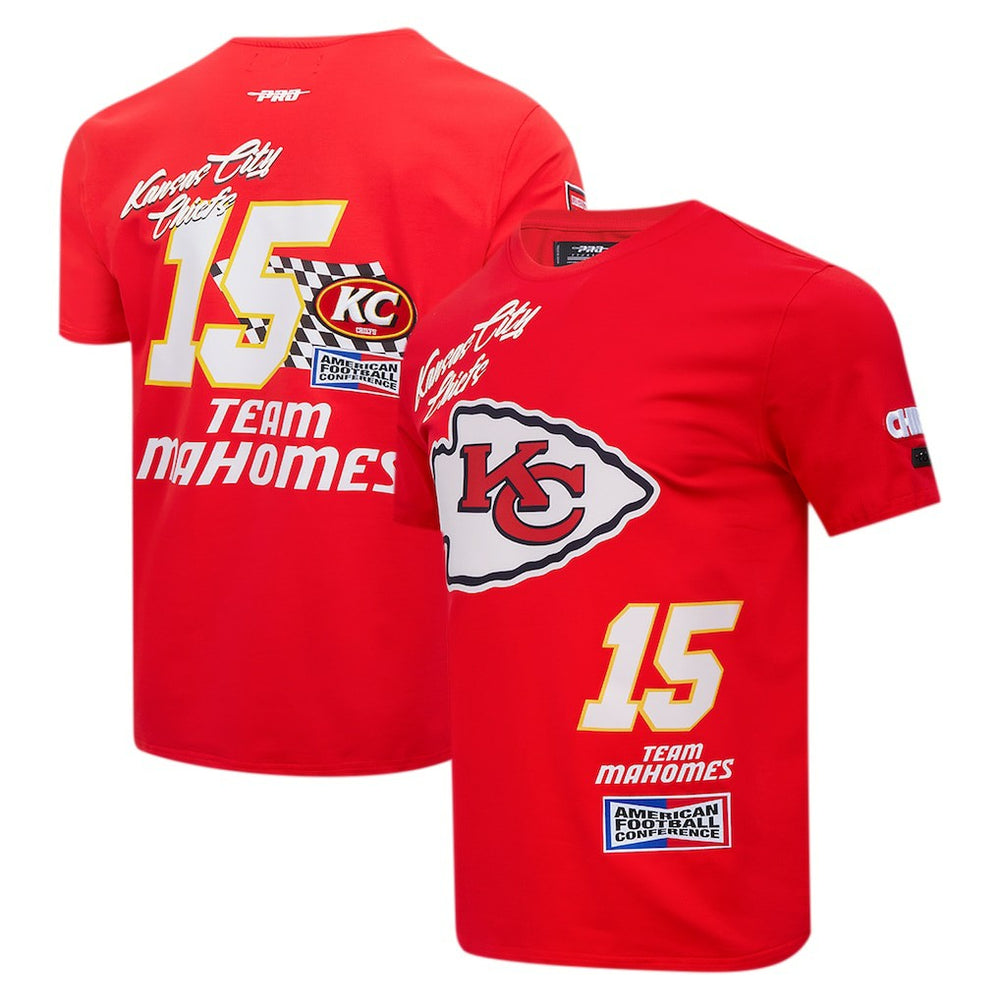 Patrick Mahomes  Pro Standard Fast Lane Name & Number Player T-Shirt - Kansas City Chiefs T-shirts