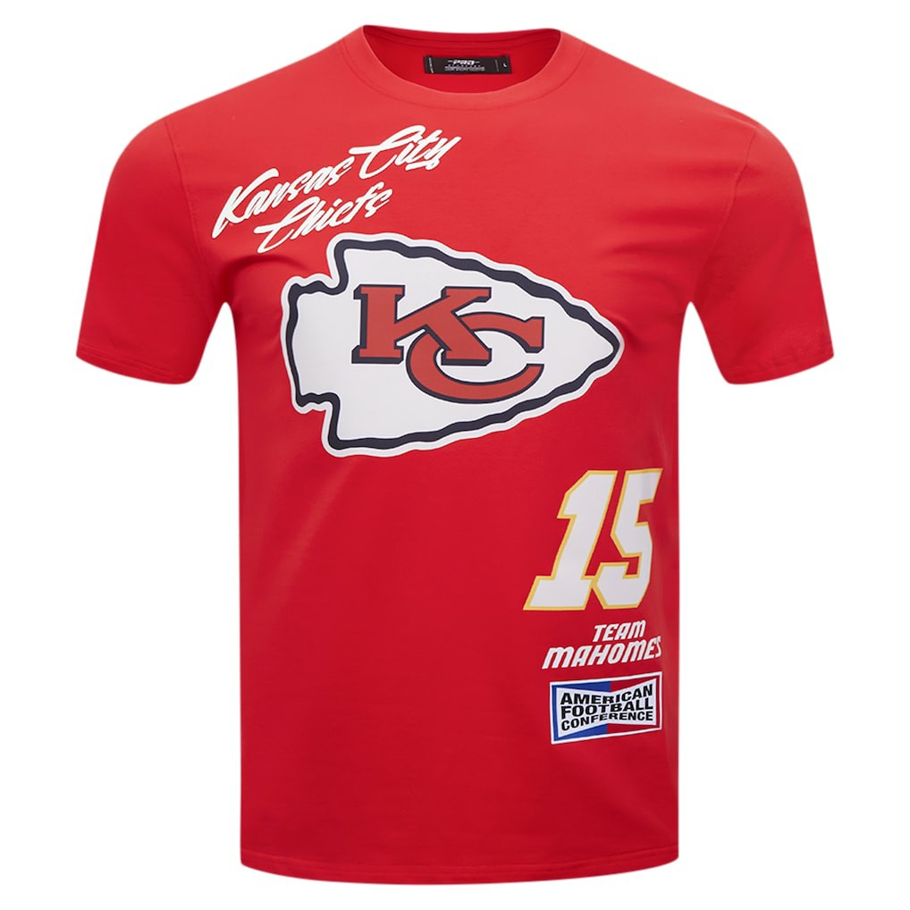Patrick Mahomes  Pro Standard Fast Lane Name & Number Player T-Shirt - Kansas City Chiefs T-shirts