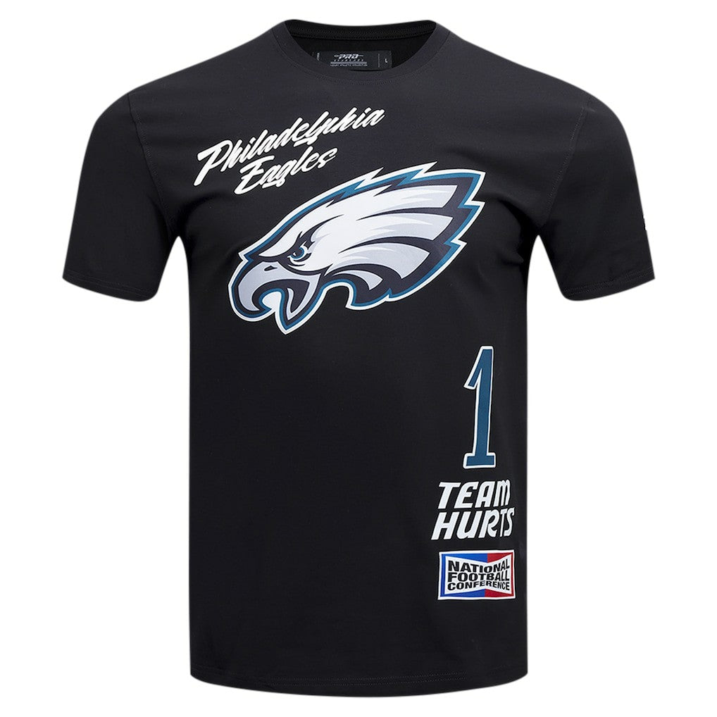 Jalen Hurts  Pro Standard Fast Lane Name & Number Player T-Shirt - Philadelphia Eagles T-shirts