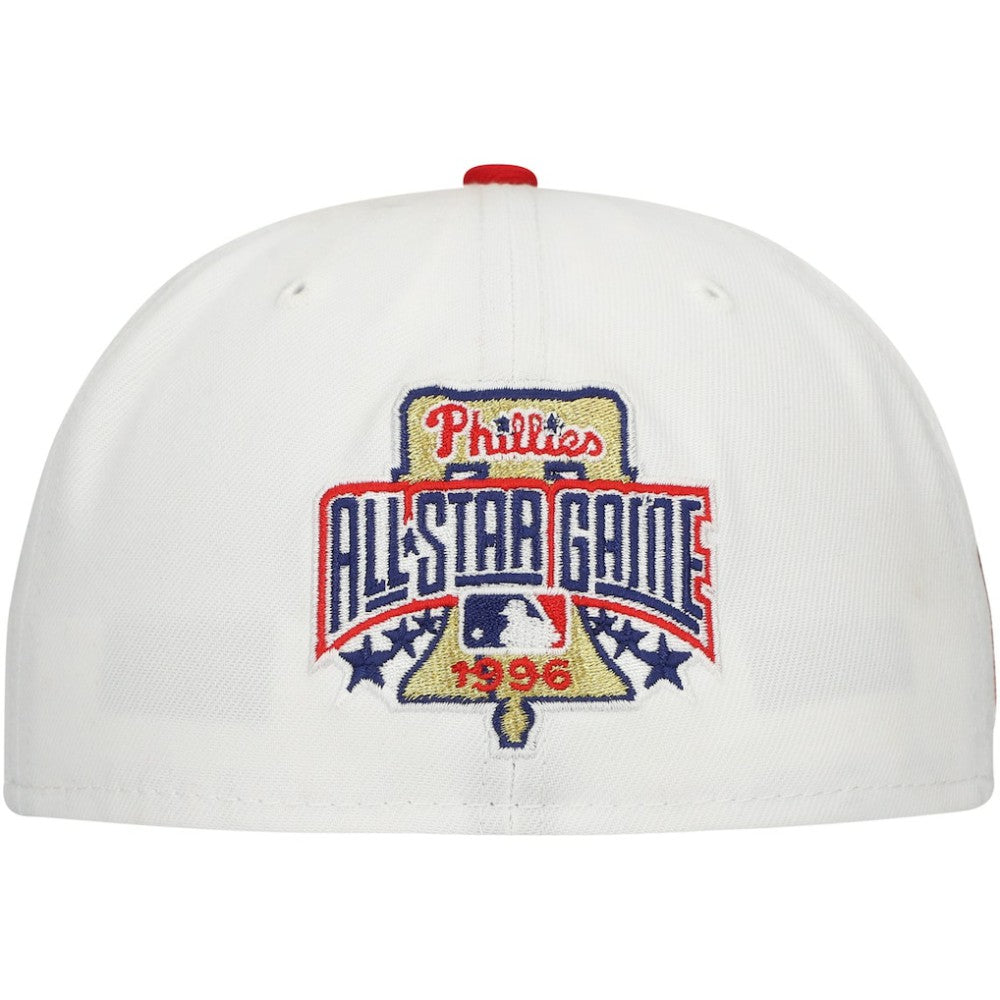 White/Red Philadelphia Phillies New Era Major Sidepatch 59FIFTY Fitted Hat