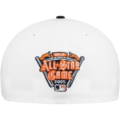 White/Navy Detroit Tigers New Era Major Sidepatch 59FIFTY Fitted Hat