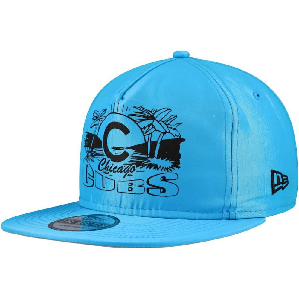 Blue Chicago Cubs New Era Neon Golfer Snapback Hat