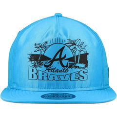 Blue Atlanta Braves New Era Neon Golfer Snapback Hat