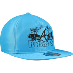 Blue Atlanta Braves New Era Neon Golfer Snapback Hat