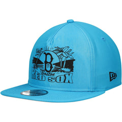 Blue Boston Red Sox New Era Neon Golfer Snapback Hat