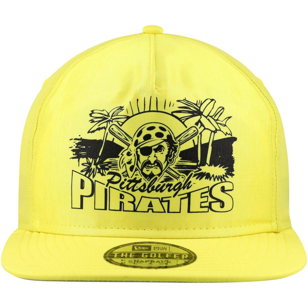 Yellow Pittsburgh Pirates New Era Neon Golfer Snapback Hat