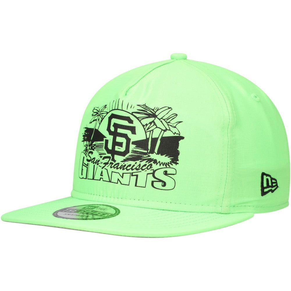 Green San Francisco Giants New Era Neon Golfer Snapback Hat