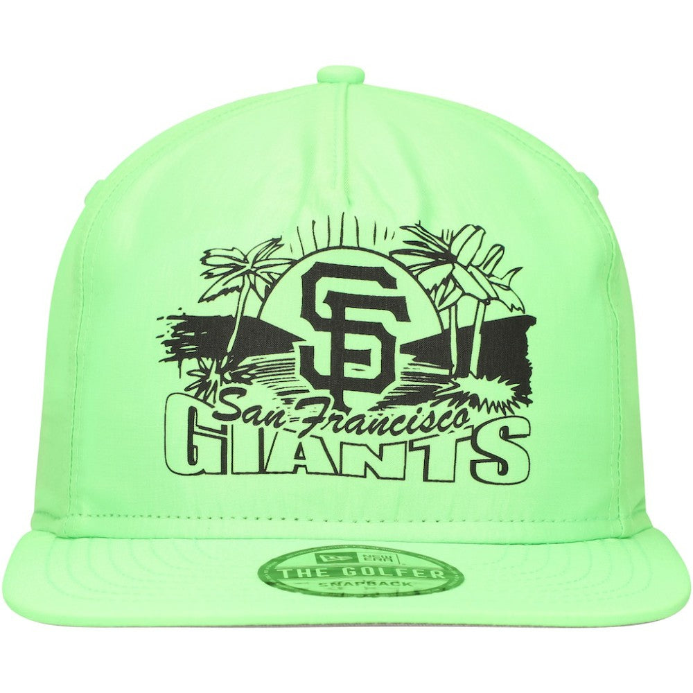 Green San Francisco Giants New Era Neon Golfer Snapback Hat