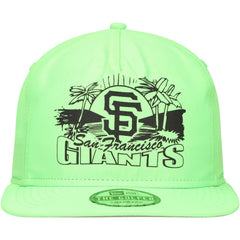 Green San Francisco Giants New Era Neon Golfer Snapback Hat