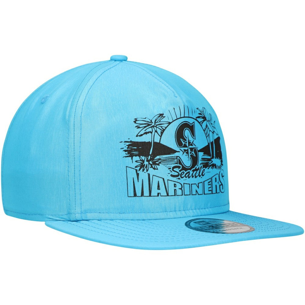 Blue Seattle Mariners New Era Neon Golfer Snapback Hat