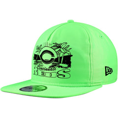 Green Cincinnati Reds New Era Neon Golfer Snapback Hat