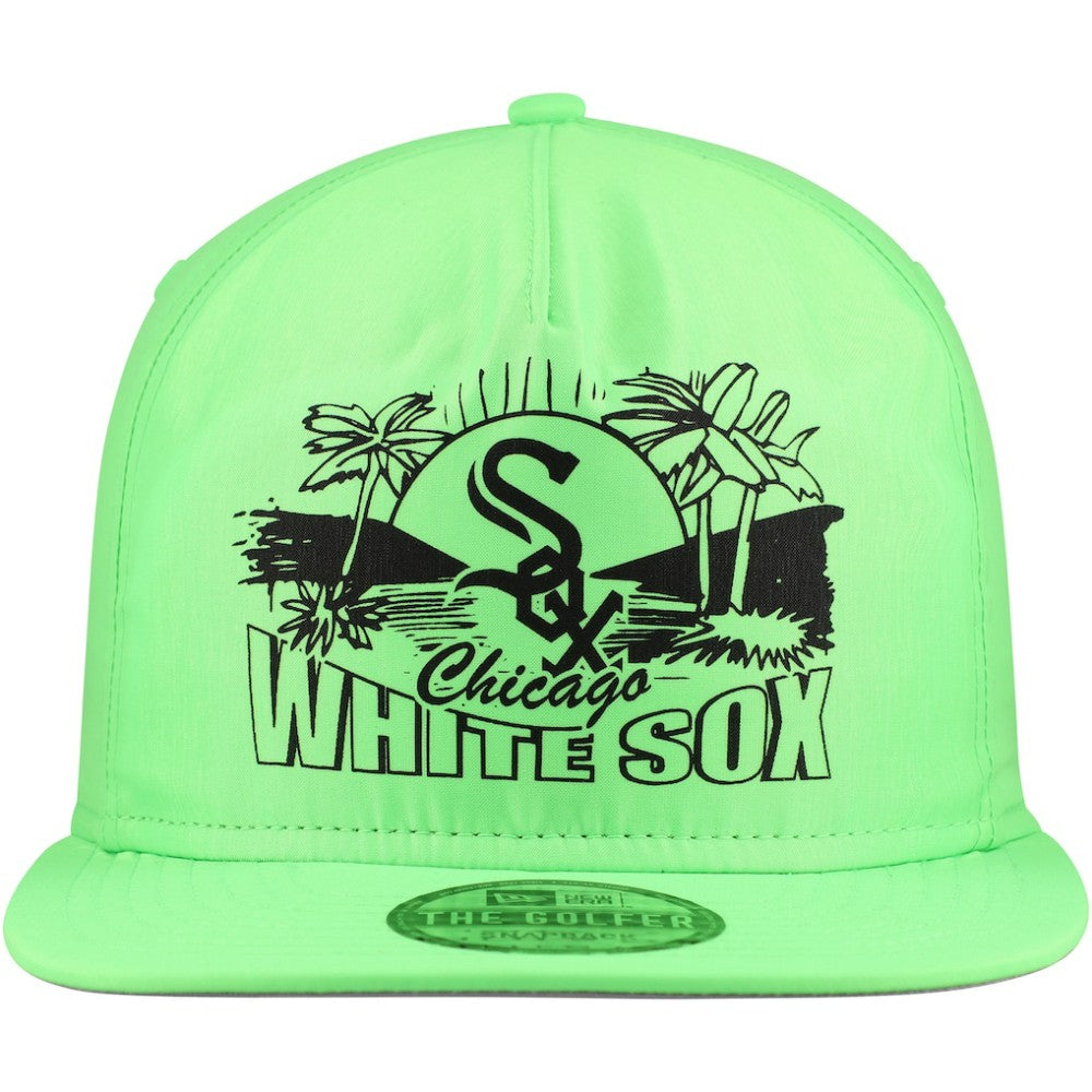Green Chicago White Sox New Era Neon Golfer Snapback Hat
