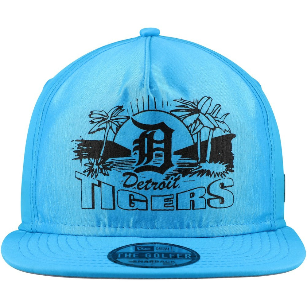 Blue Detroit Tigers New Era Neon Golfer Snapback Hat