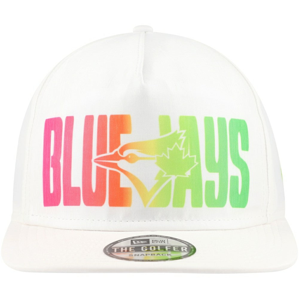 White Toronto Blue Jays New Era Spring Spectrum Golfer Snapback Hat