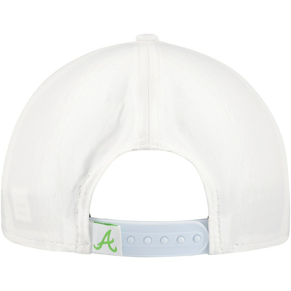 White Atlanta Braves New Era Spring Spectrum Golfer Snapback Hat