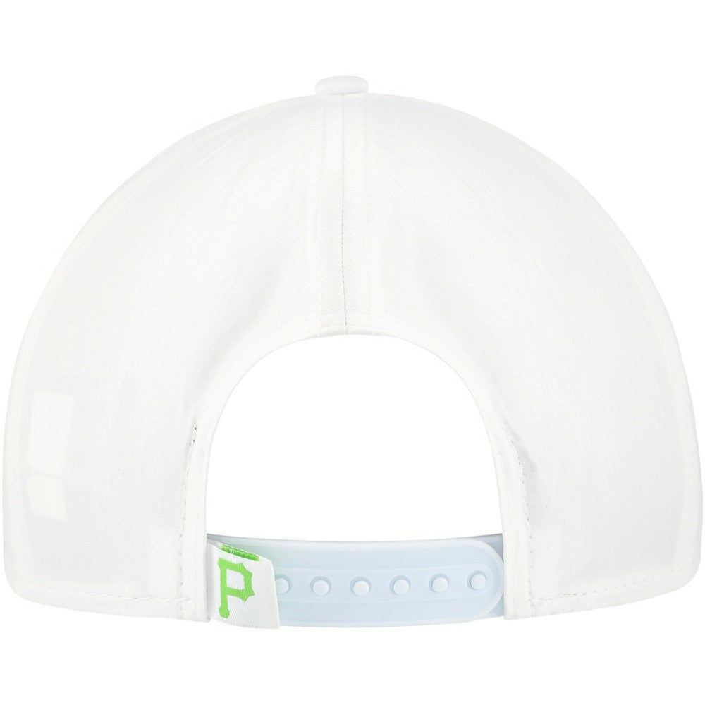 White Pittsburgh Pirates New Era Spring Spectrum Golfer Snapback Hat