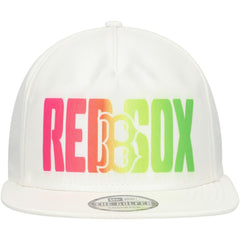 White Boston Red Sox New Era Spring Spectrum Golfer Snapback Hat