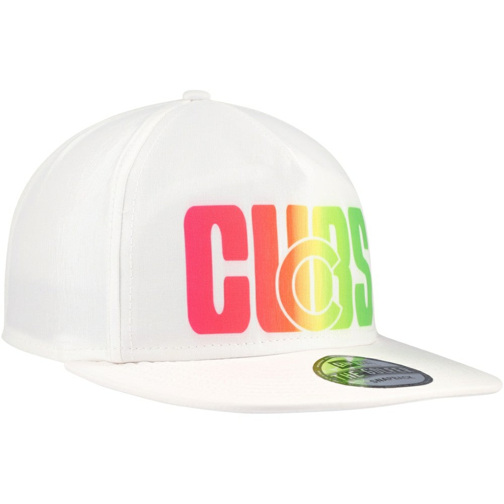 White Chicago Cubs New Era Spring Spectrum Golfer Snapback Hat