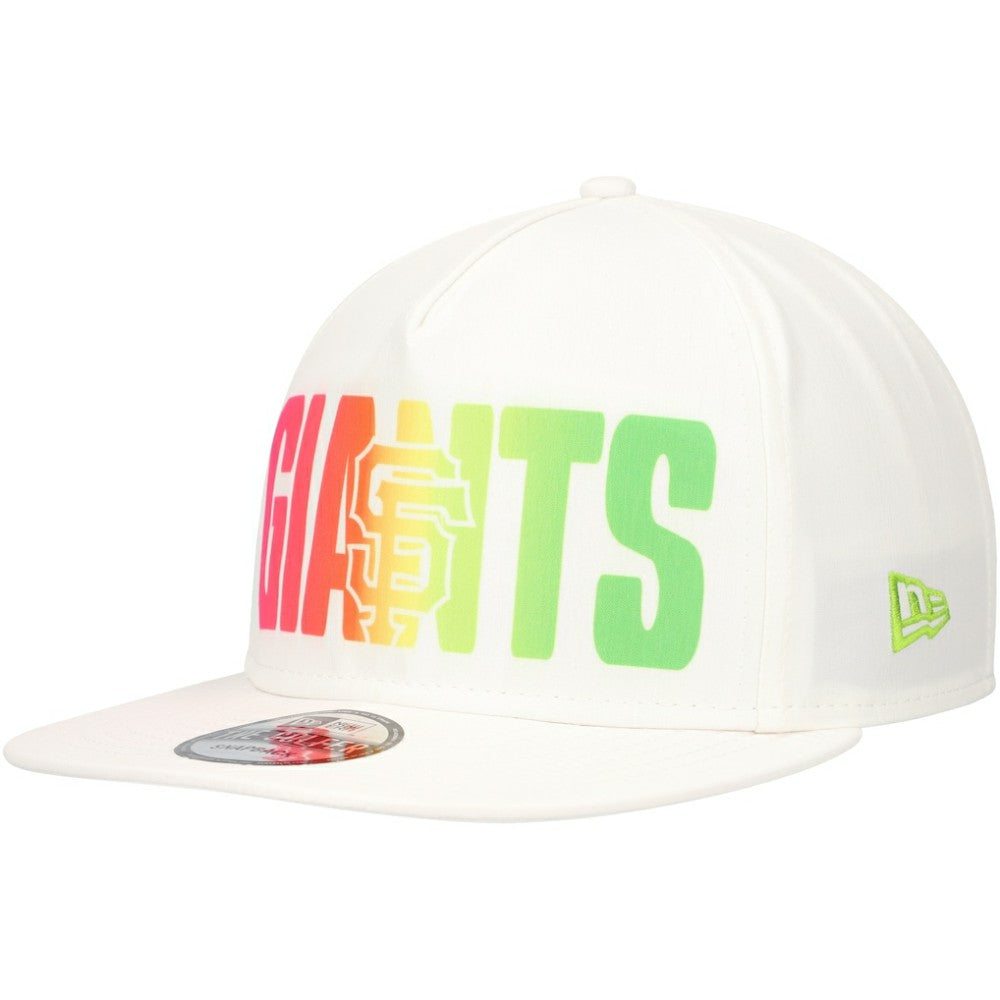 White San Francisco Giants New Era Spring Spectrum Golfer Snapback Hat