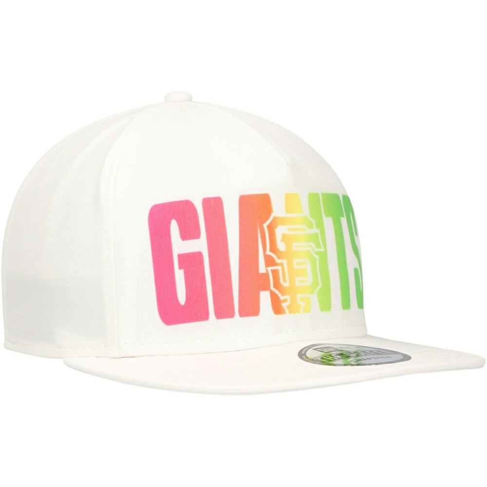 White San Francisco Giants New Era Spring Spectrum Golfer Snapback Hat