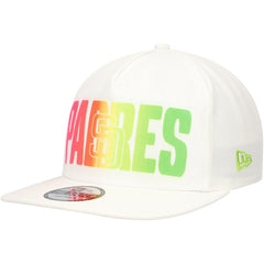 White San Diego Padres New Era Spring Spectrum Golfer Snapback Hat